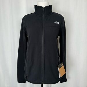 The North Face Womens TKA Glacier Full Zip Fleece Jacket Size XS Black NEW